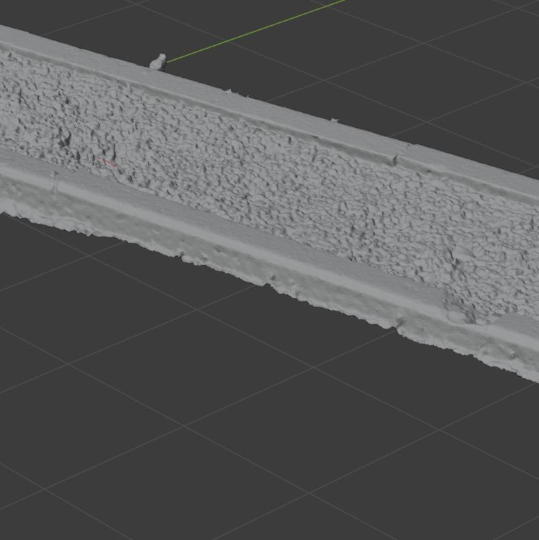 Planter long piece of metal Low-poly 3D model_32