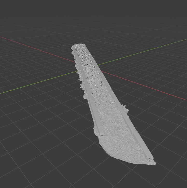 Planter long piece of metal Low-poly 3D model_56