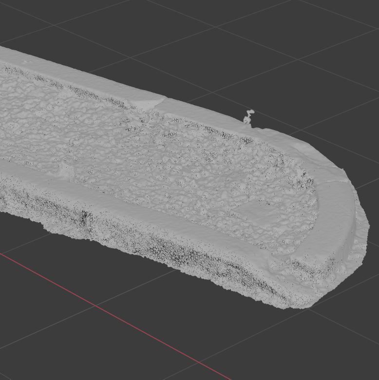 Planter long piece of metal Low-poly 3D model_54