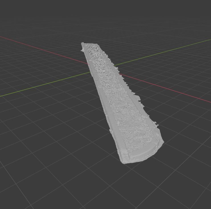 Planter long piece of metal Low-poly 3D model_60