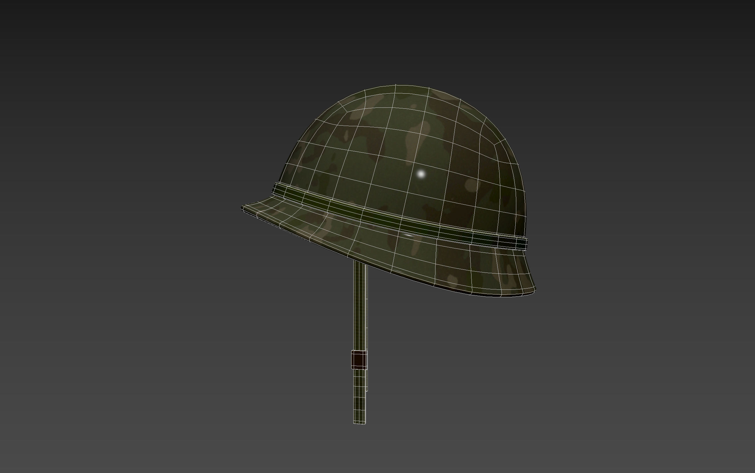 Army Helmet 3D model_20