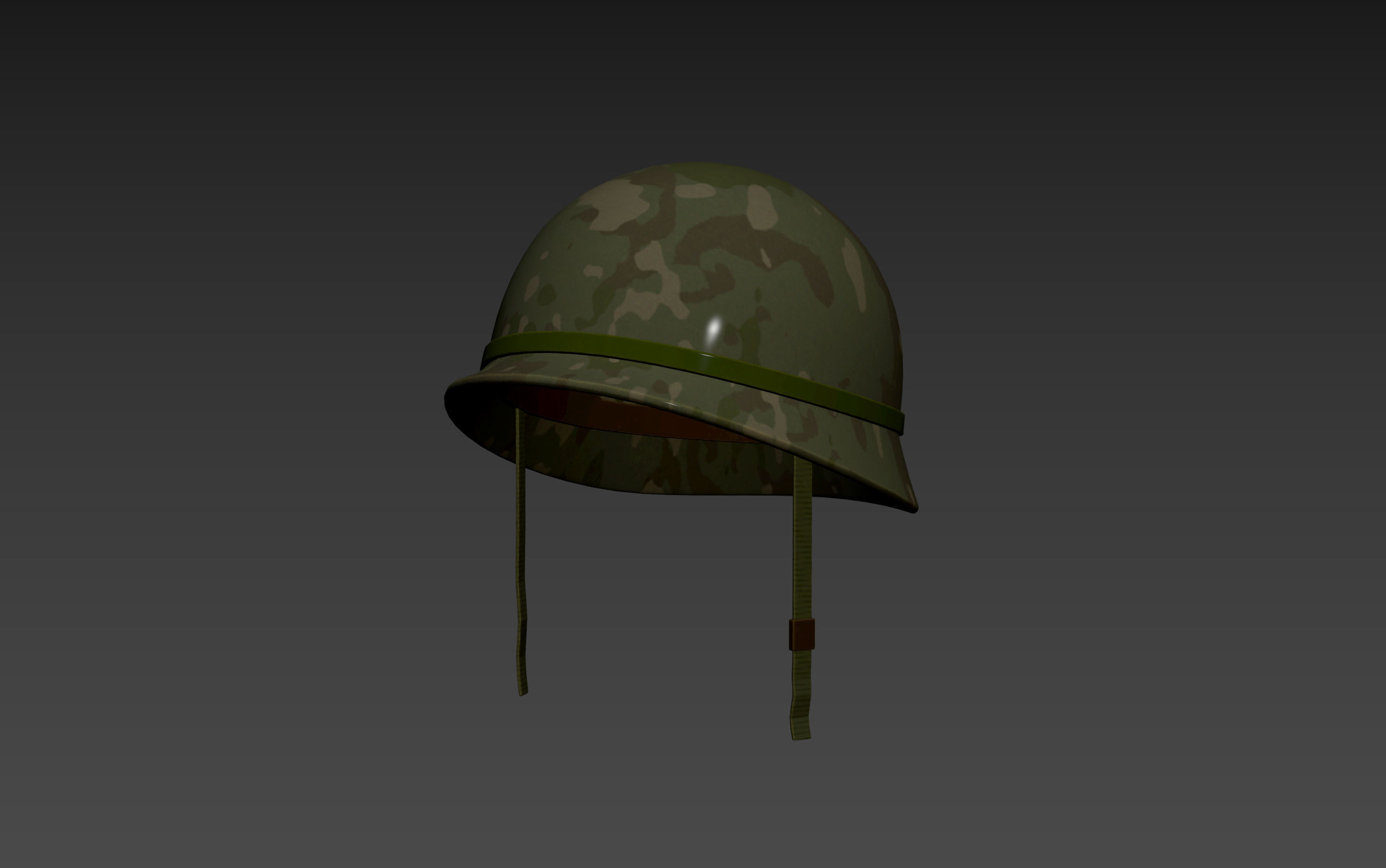 Army Helmet 3D model_10