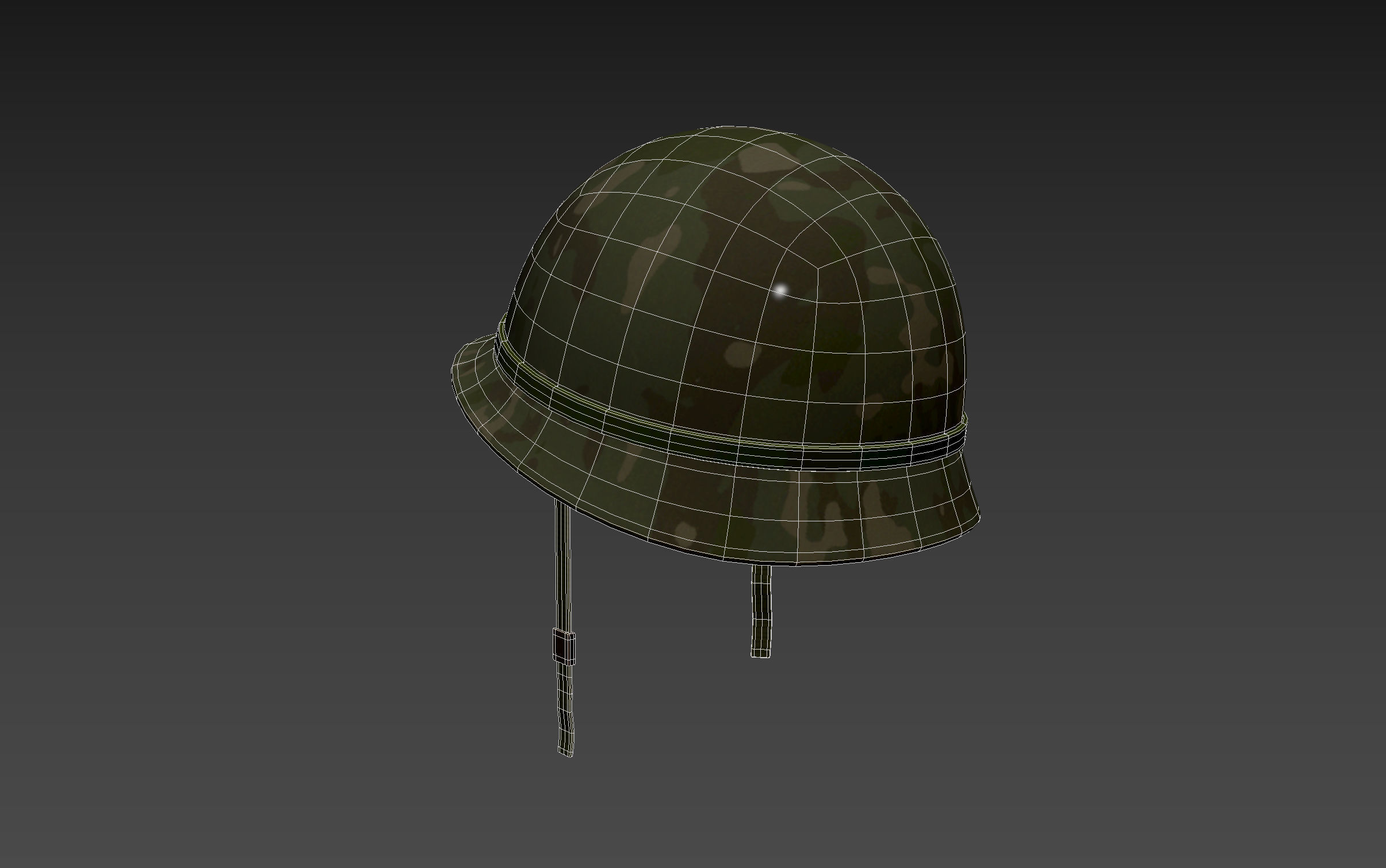 Army Helmet 3D model_19