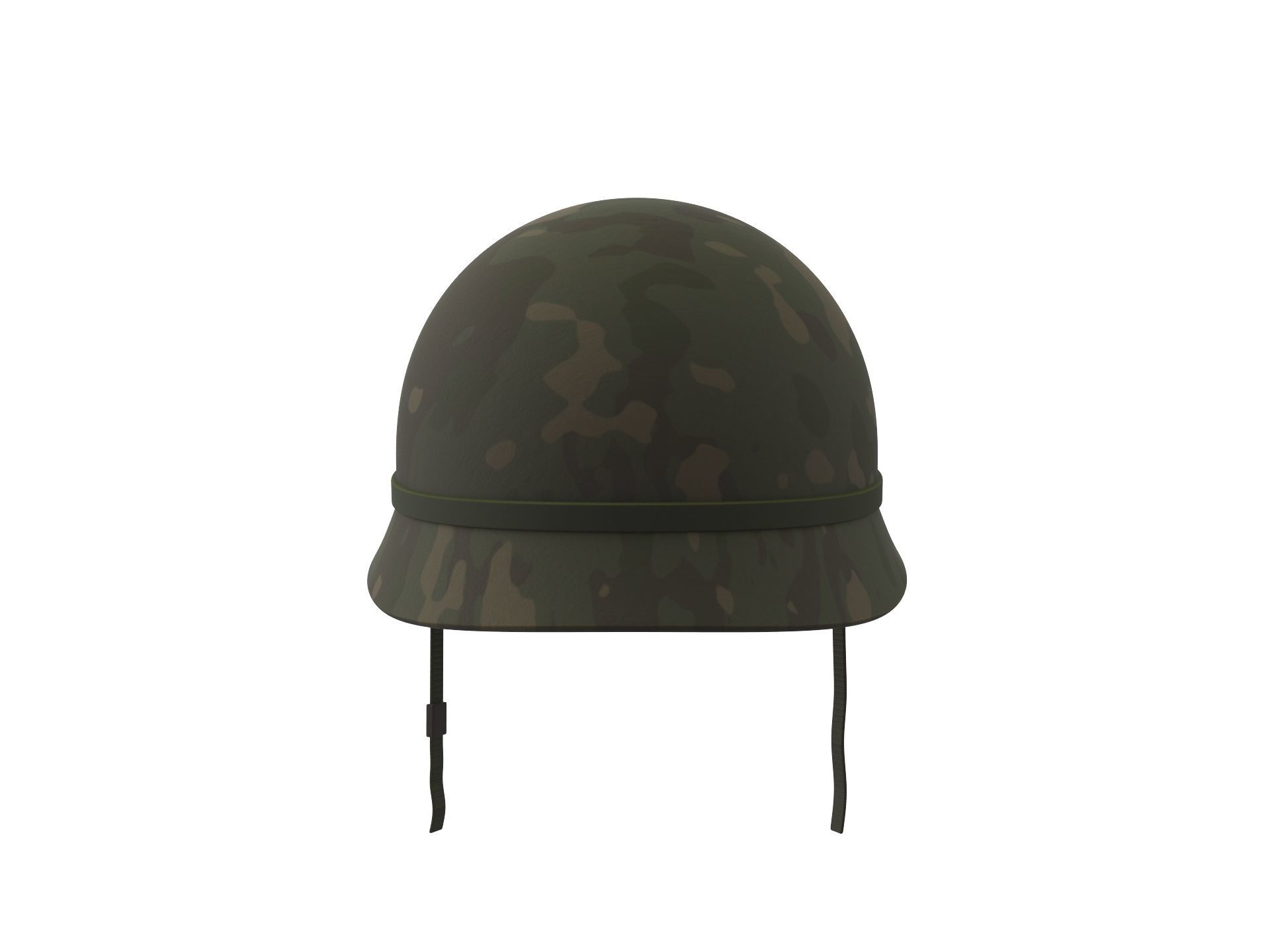 Army Helmet 3D model_5