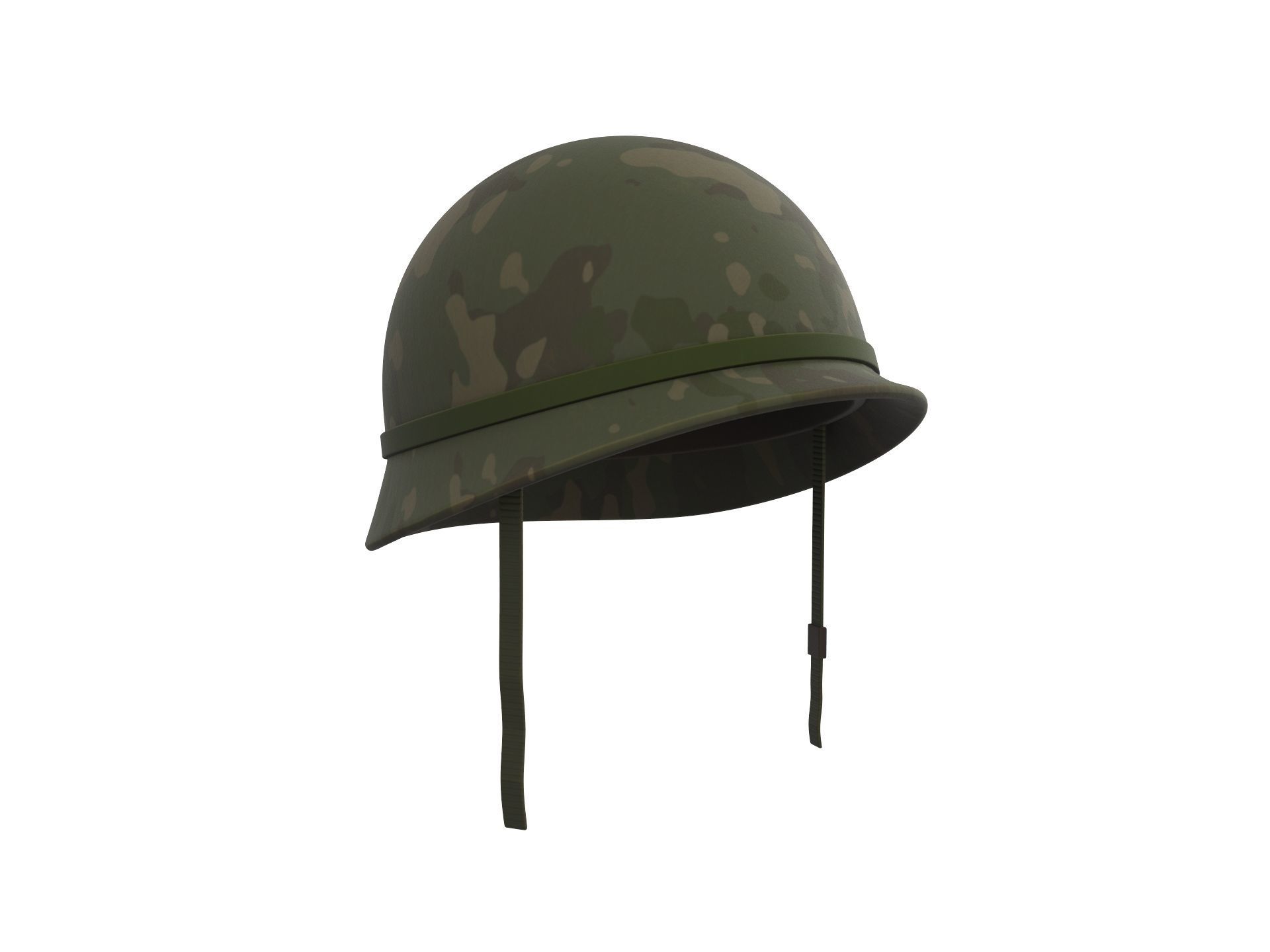 Army Helmet 3D model_2