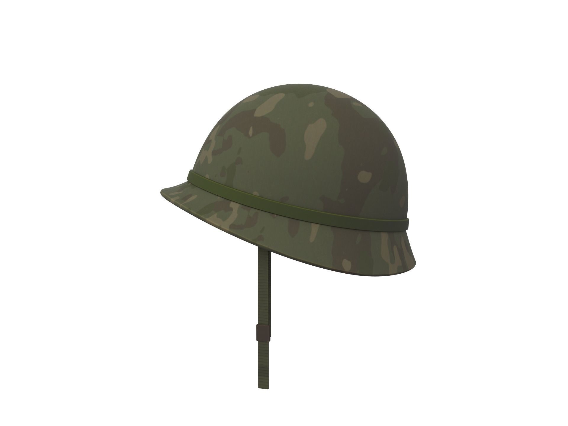 Army Helmet 3D model_7