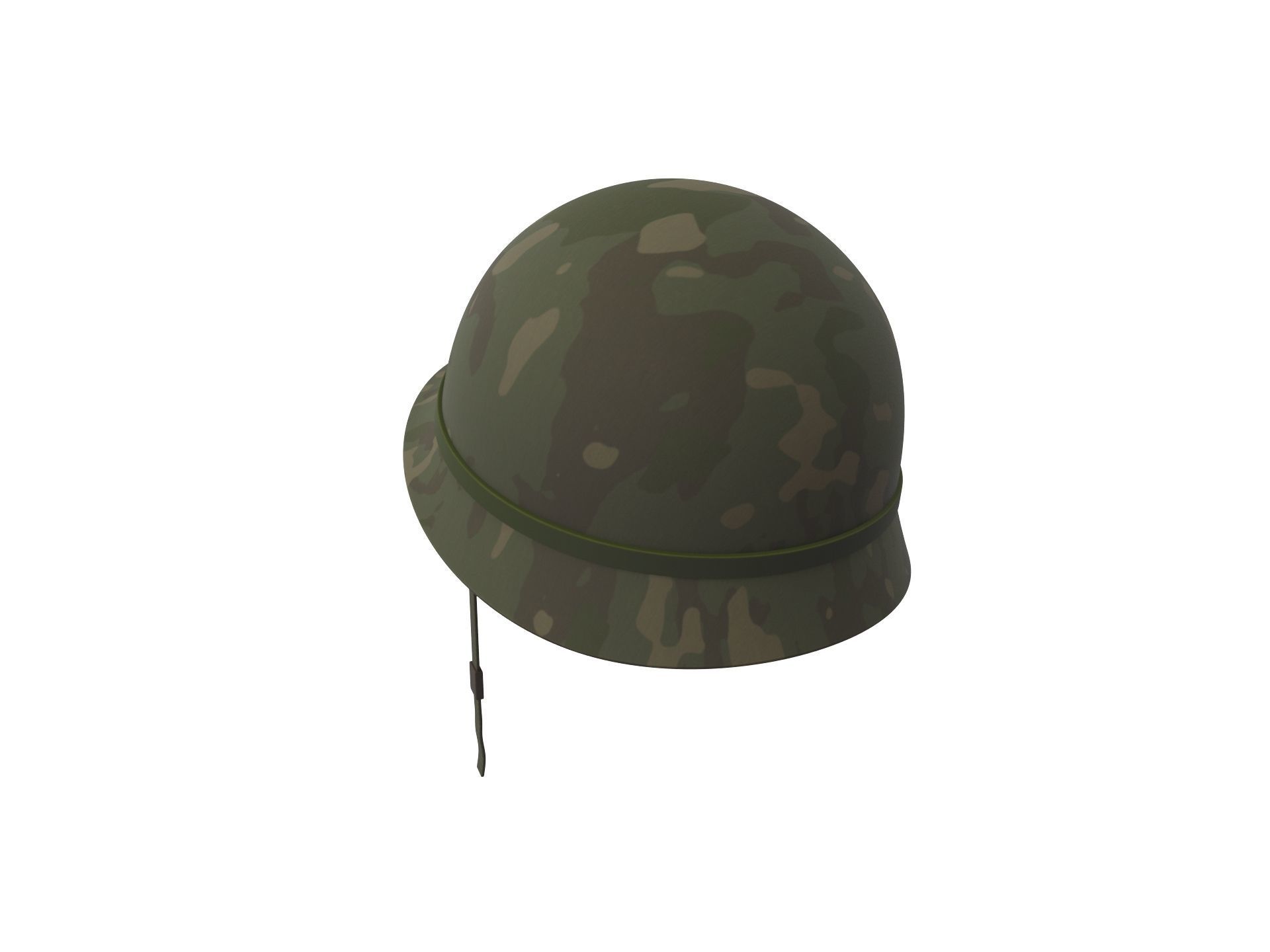 Army Helmet 3D model_6