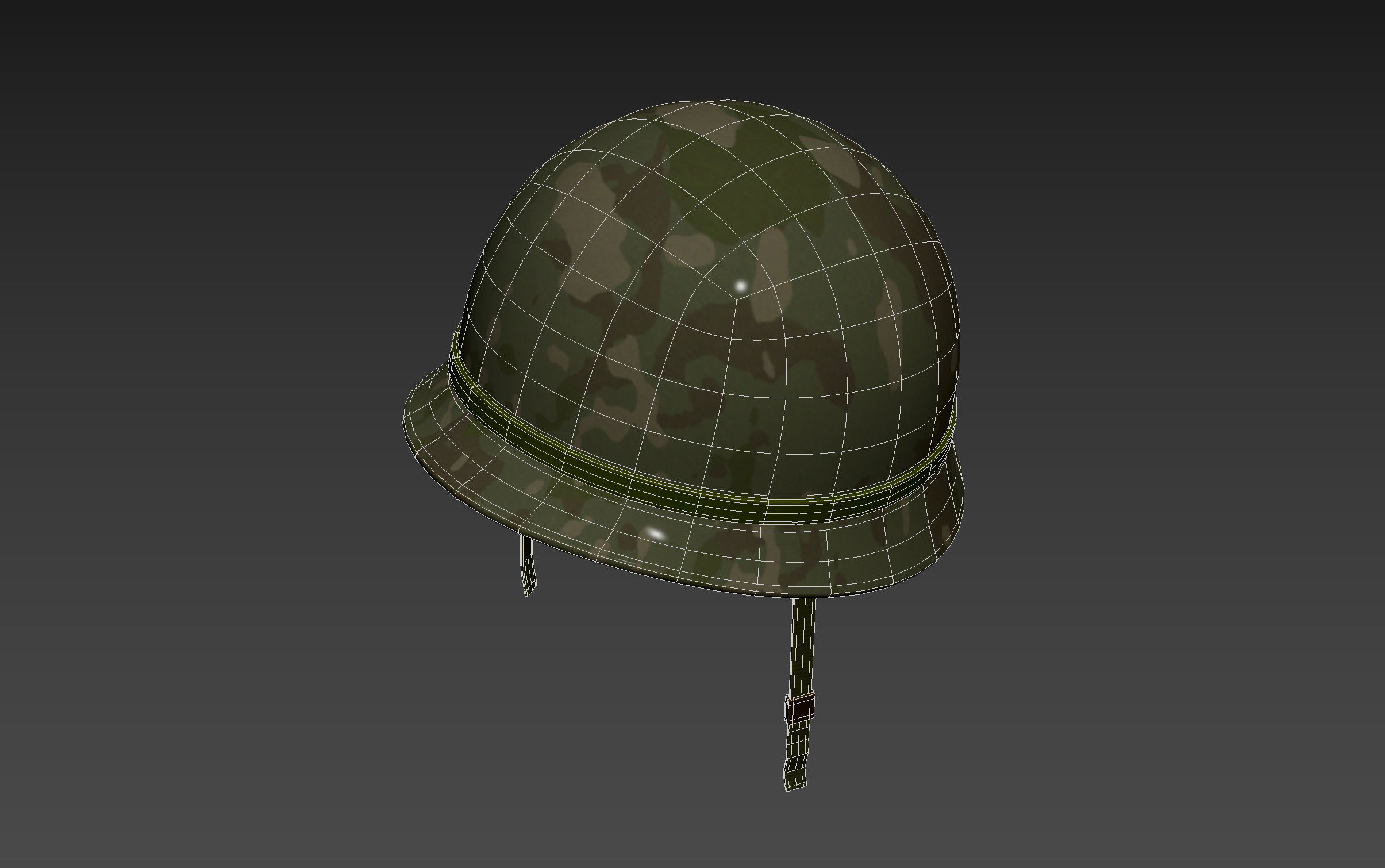 Army Helmet 3D model_21