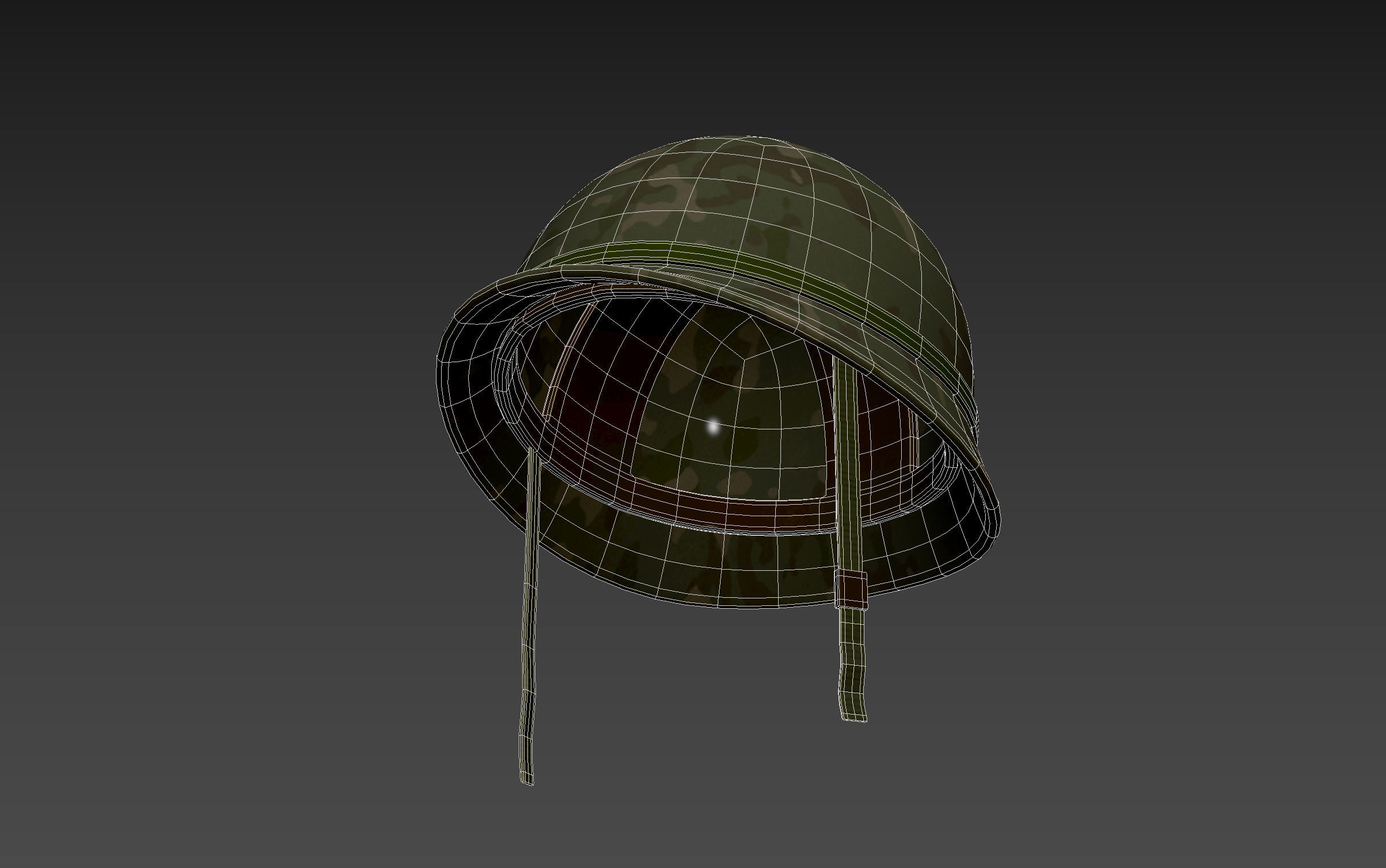 Army Helmet 3D model_22