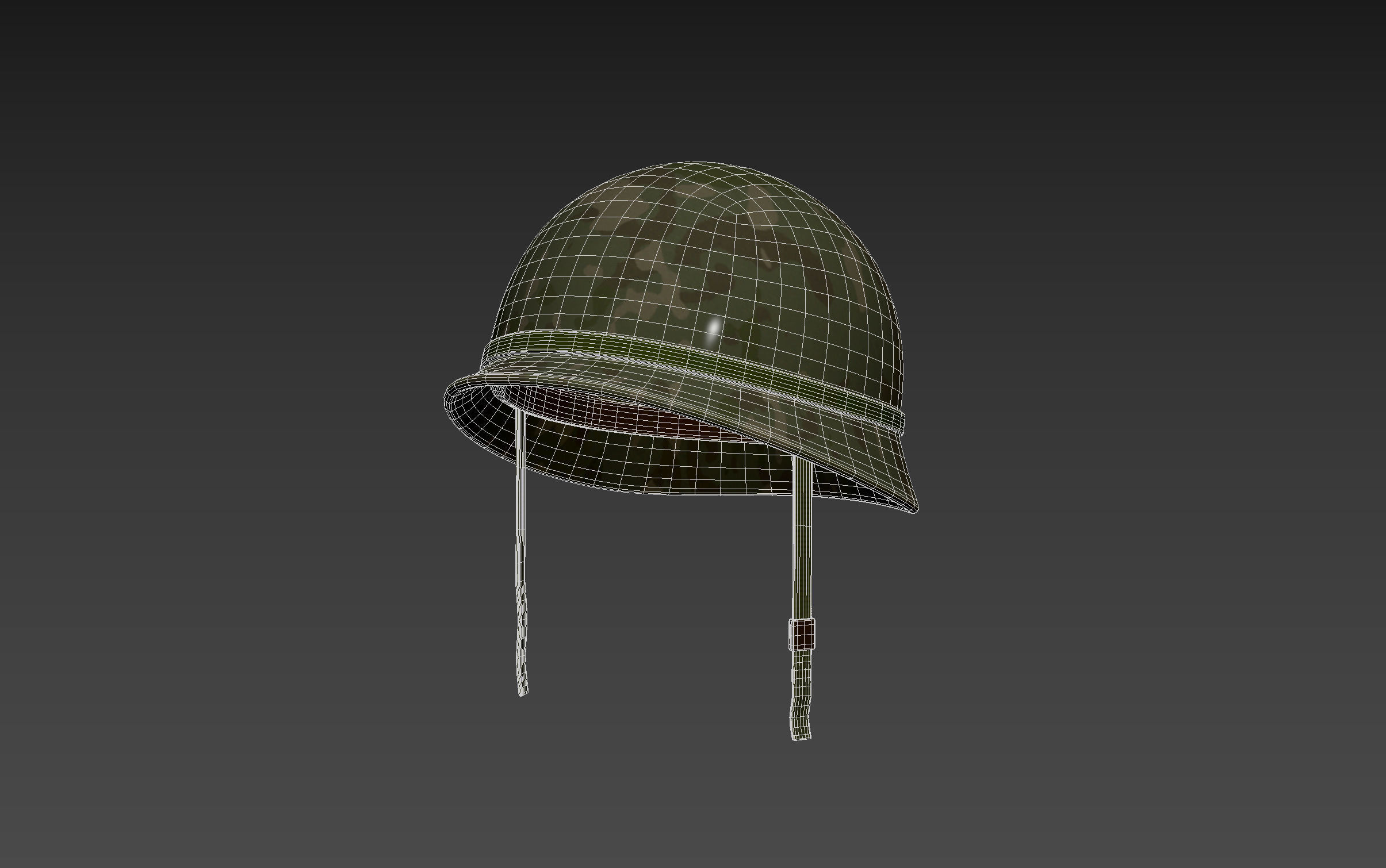 Army Helmet 3D model_12