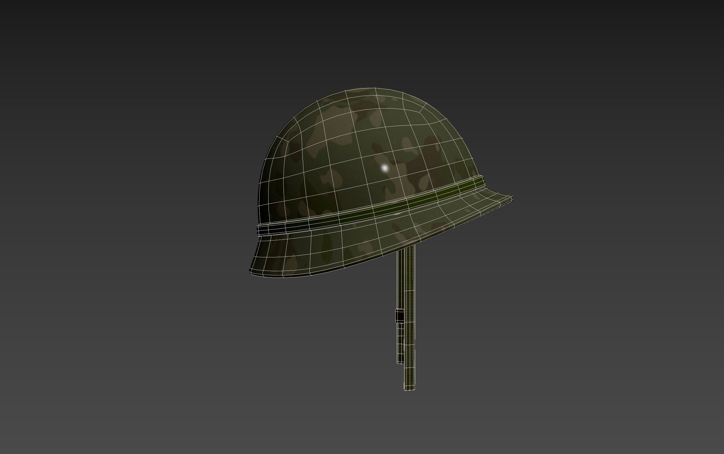 Army Helmet 3D model_15