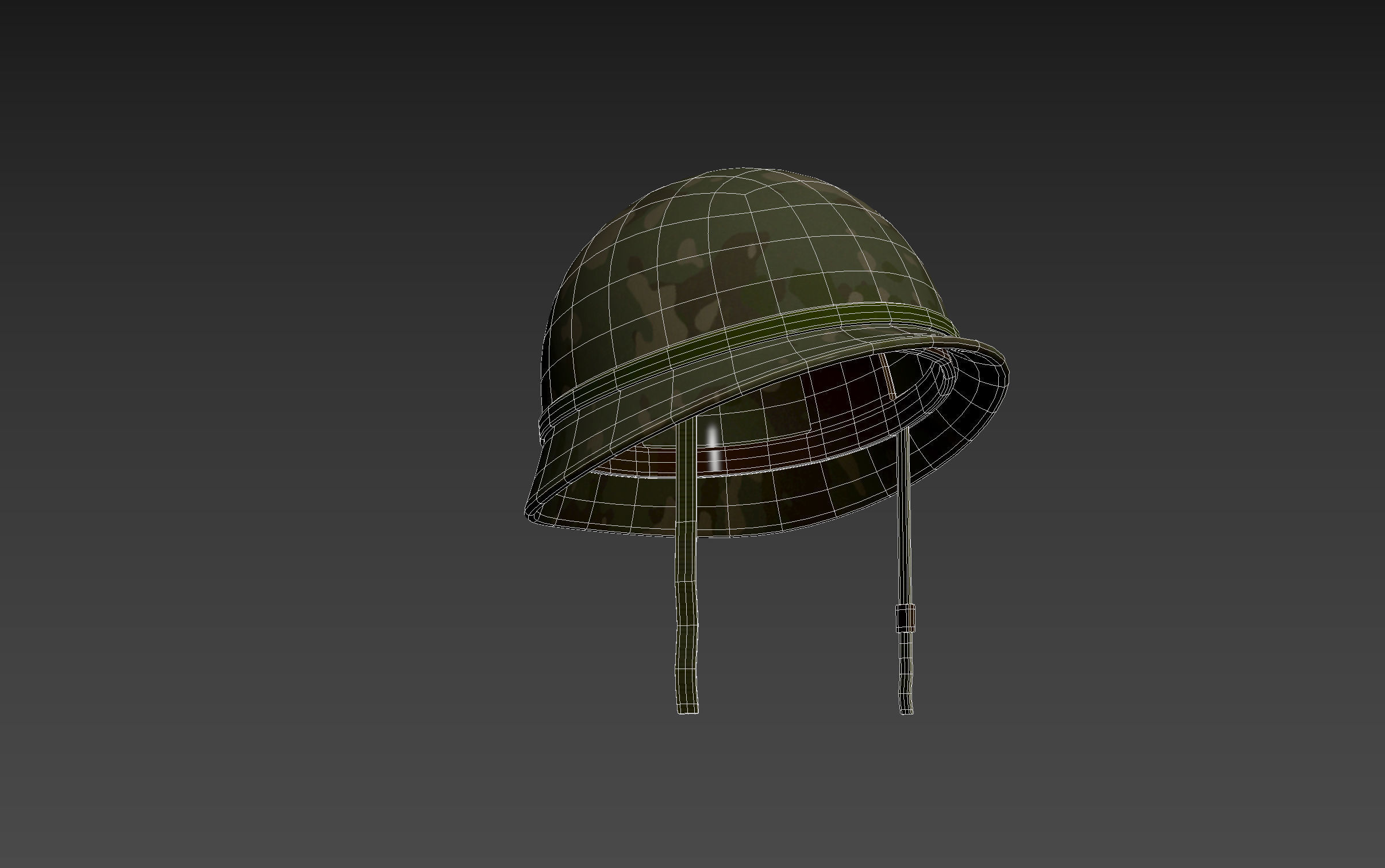 Army Helmet 3D model_14