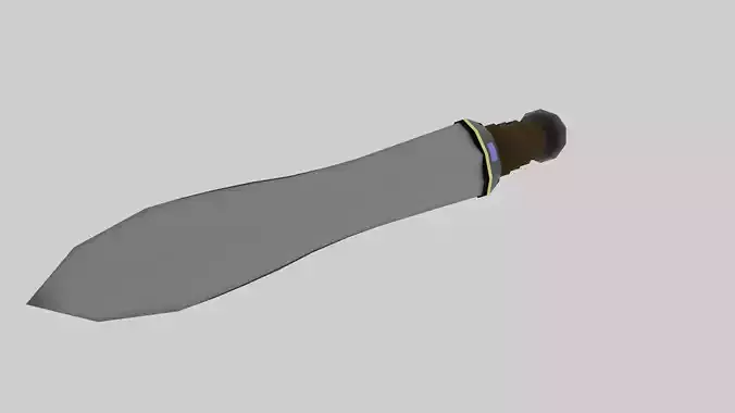 Gladius LP Low-poly 3D model