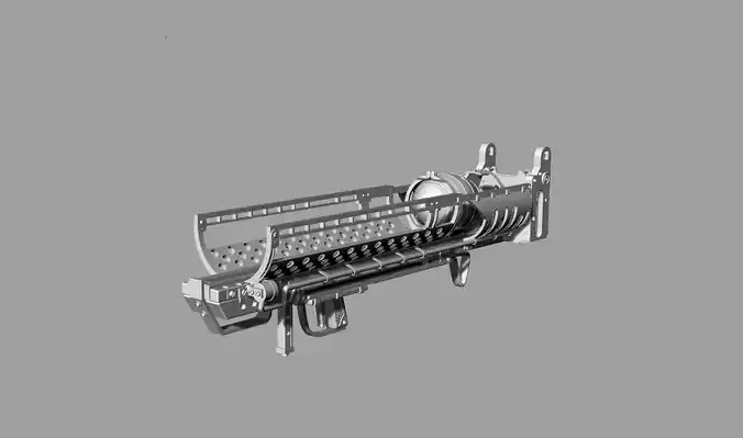 Fallout Fat Man Mini Nuke Launcher Prop Replica Scale Model 3D print model