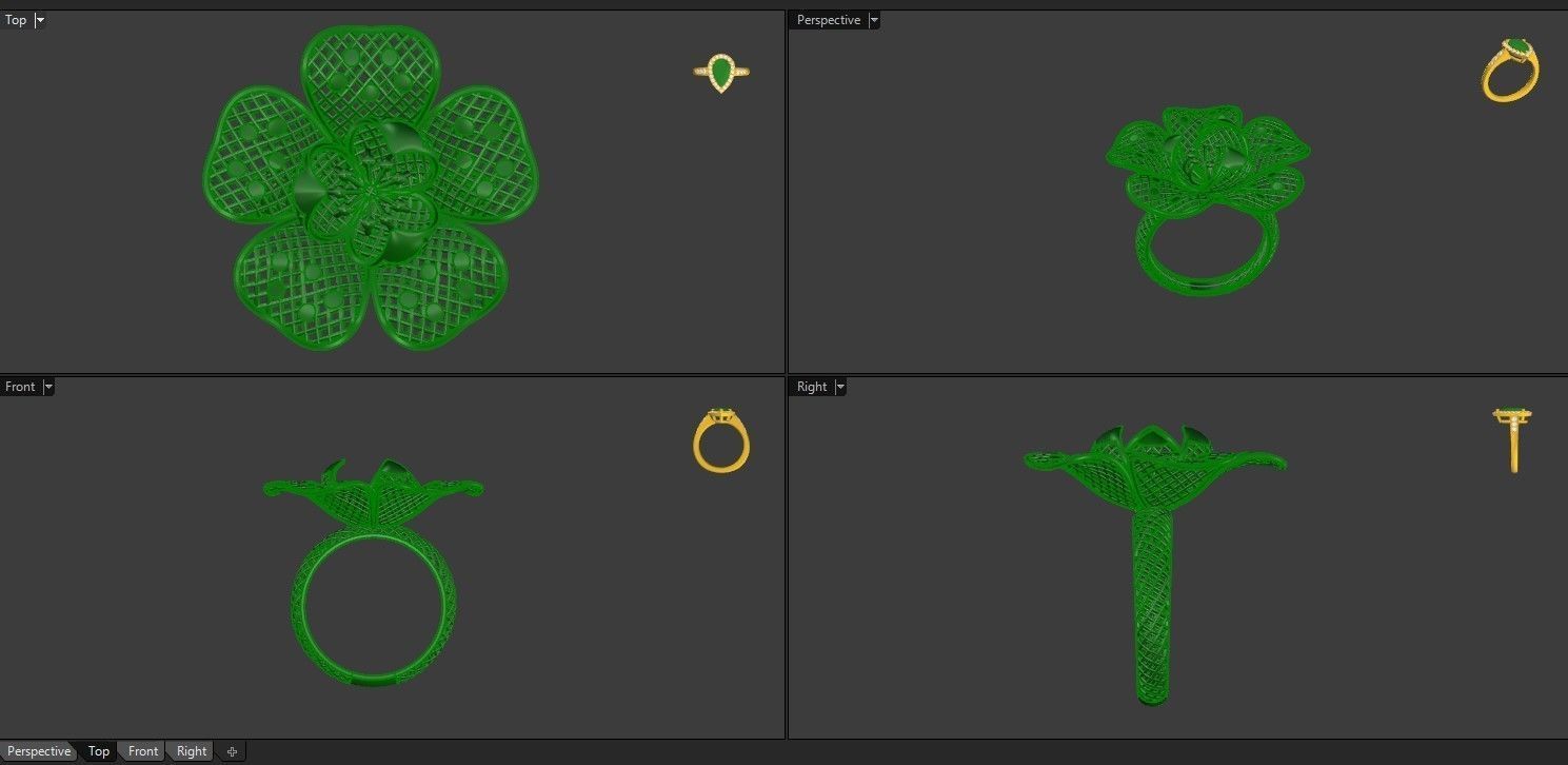 fusion ring 3D print model_2