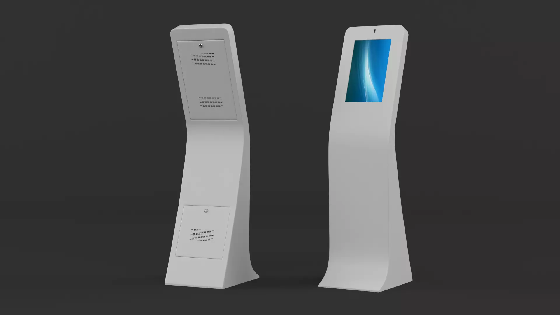 Information Kiosk 3D model_0