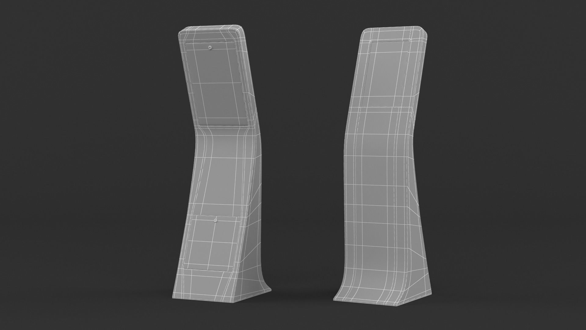 Information Kiosk 3D model_6