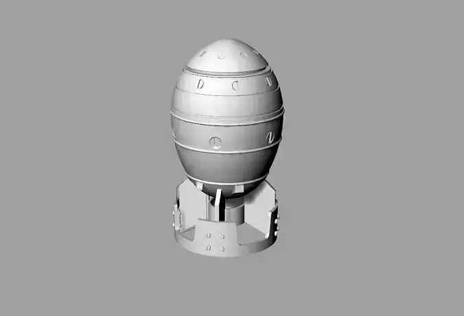 Fallout Mini Nuke Miniature Prop Replica 3D print model