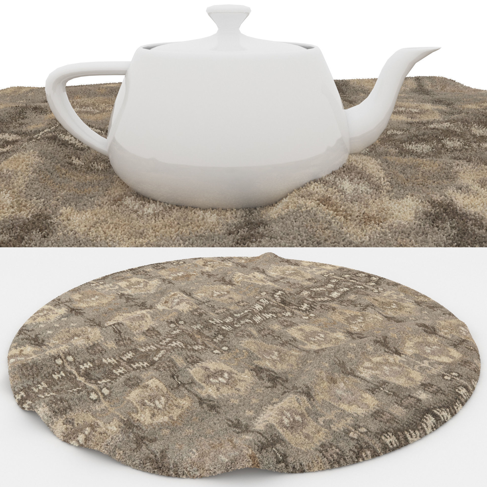 16 in 1 Rug Collection No 4 Low-poly 3D model_32