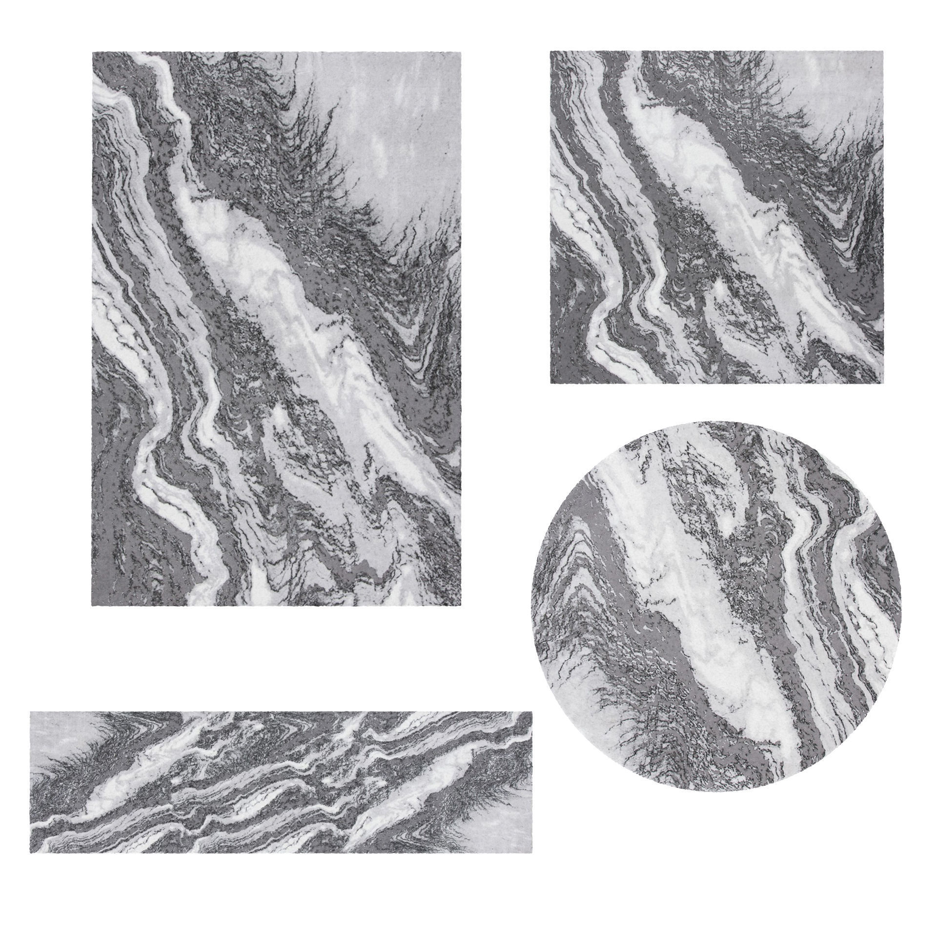 16 in 1 Rug Collection No 4 Low-poly 3D model_7