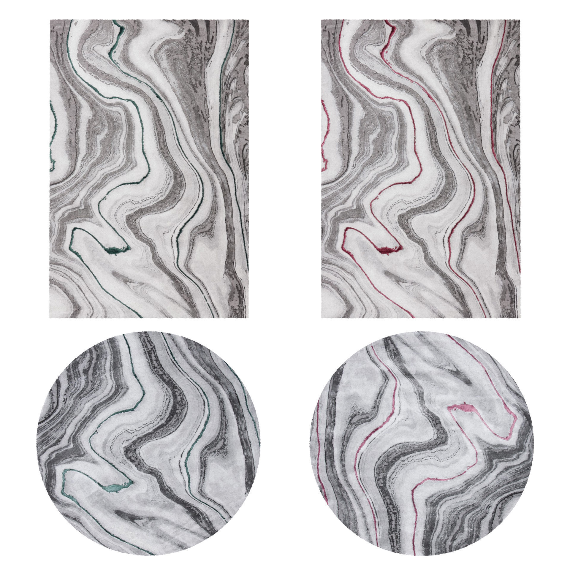 16 in 1 Rug Collection No 4 Low-poly 3D model_3