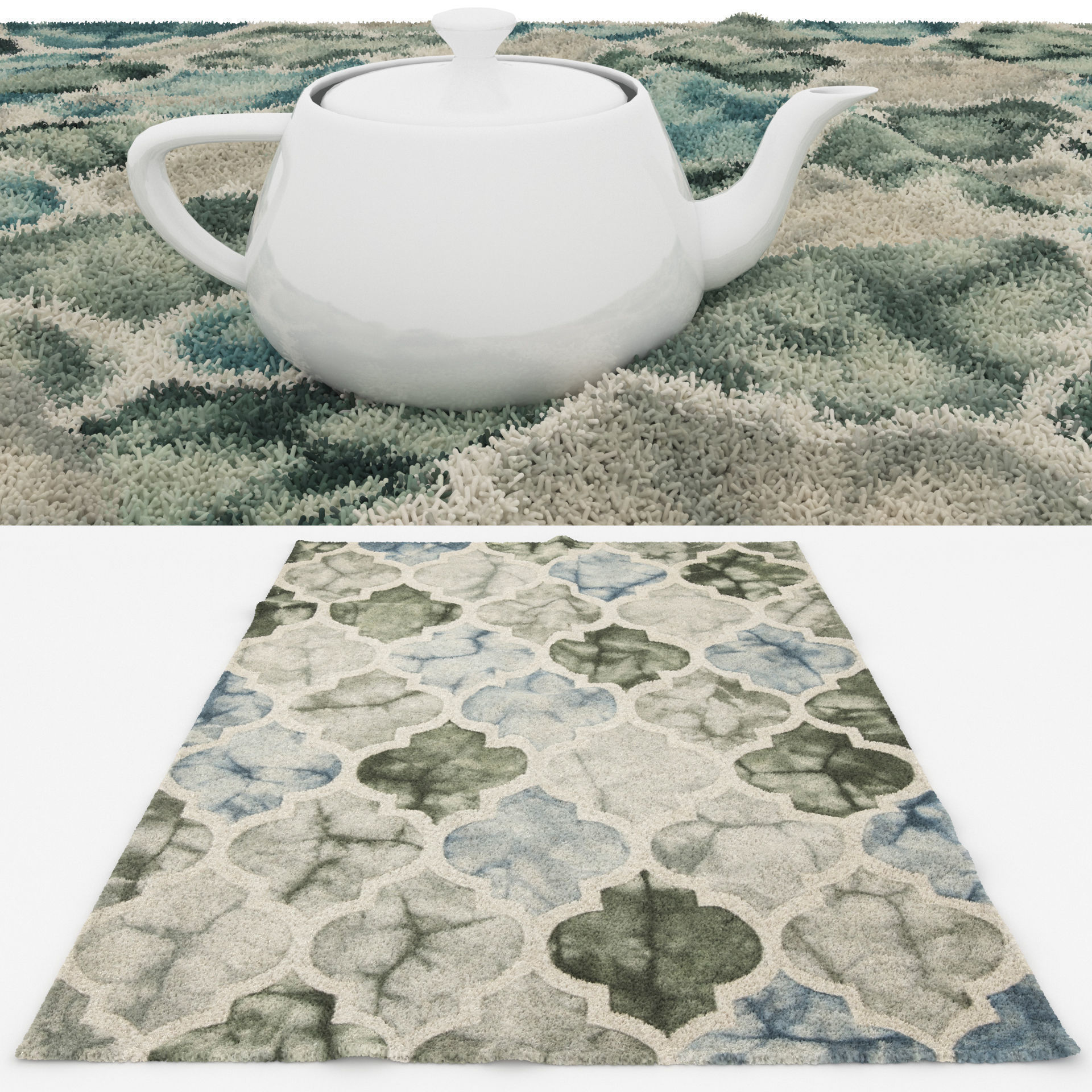 16 in 1 Rug Collection No 4 Low-poly 3D model_22