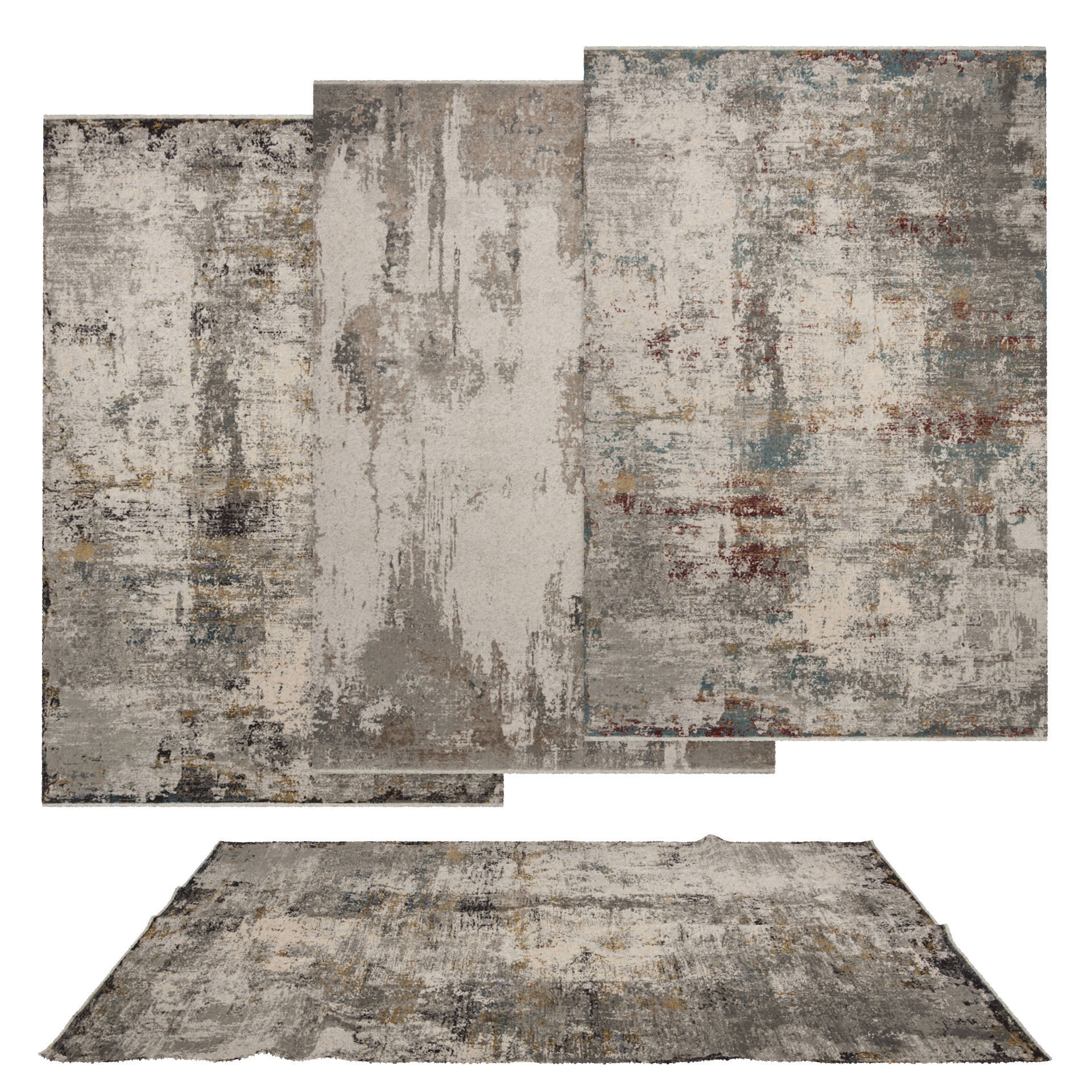 16 in 1 Rug Collection No 4 Low-poly 3D model_14