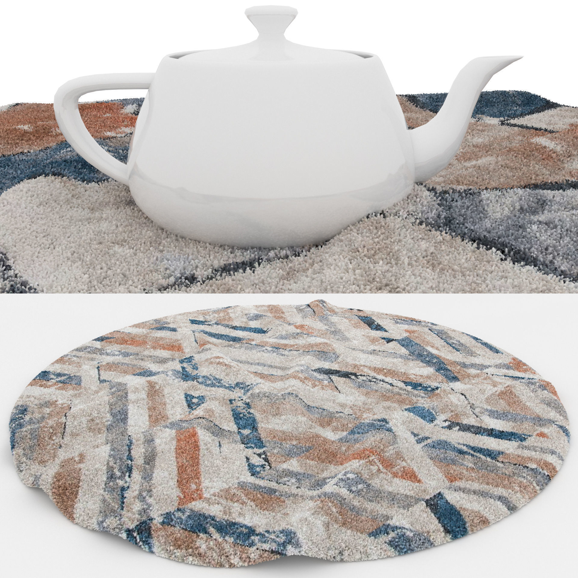 16 in 1 Rug Collection No 4 Low-poly 3D model_29