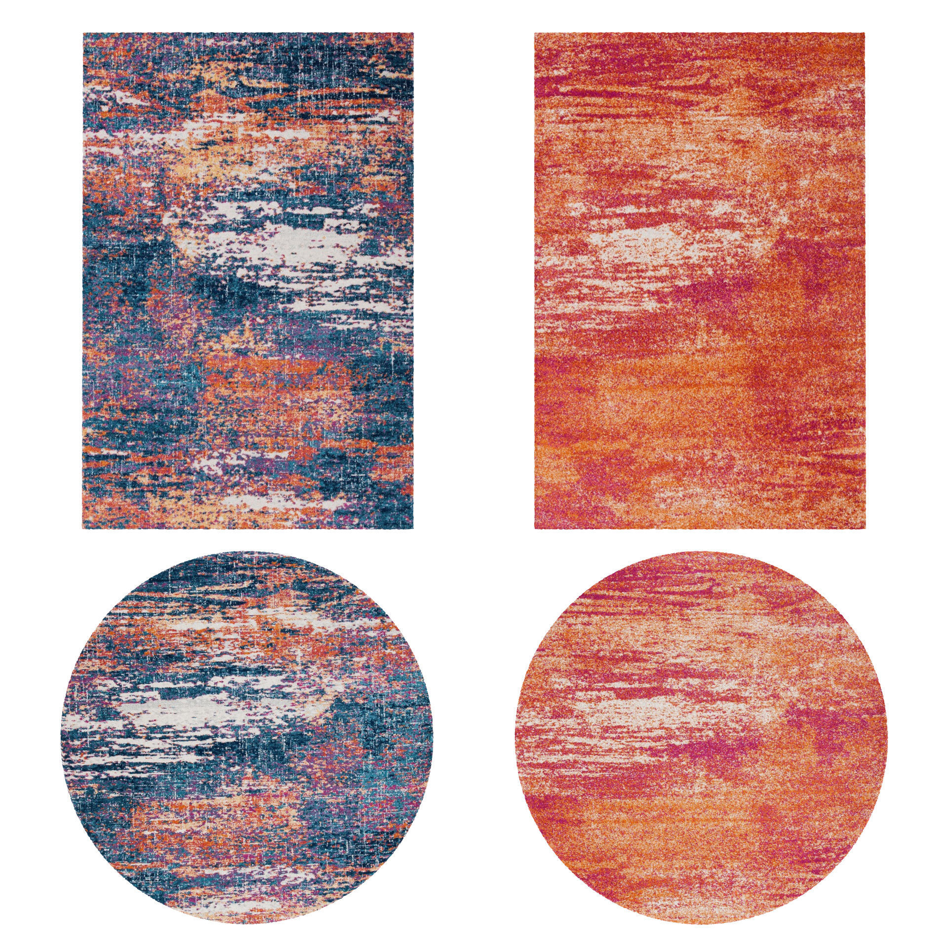 16 in 1 Rug Collection No 4 Low-poly 3D model_15