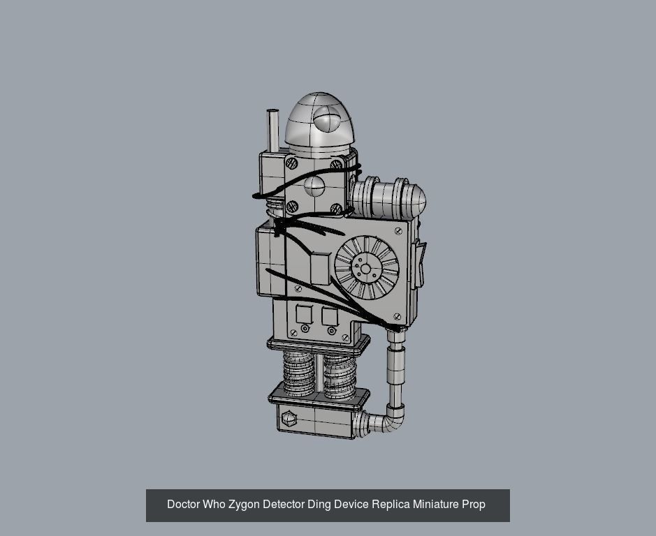 Doctor Who TARDIS tool sonic accessory pack prop replicas 3D Model Collection_18