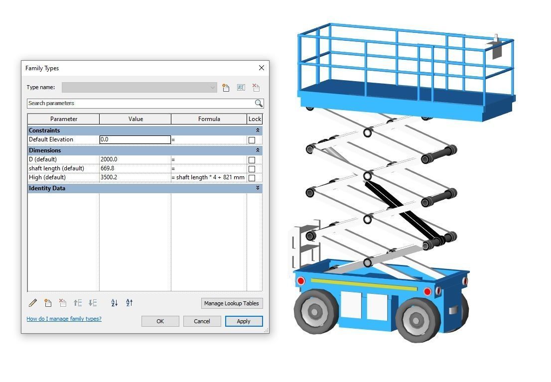 MS-08-PARAMETRIC SCISSOR LIFT PLATFORM 3D MODEL REVIT FAMILY 3D model_10
