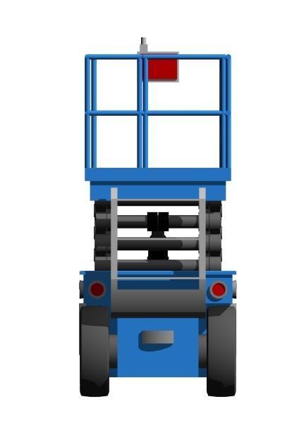 MS-08-PARAMETRIC SCISSOR LIFT PLATFORM 3D MODEL REVIT FAMILY 3D model_12