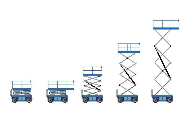 MS-08-PARAMETRIC SCISSOR LIFT PLATFORM 3D MODEL REVIT FAMILY 3D model_11