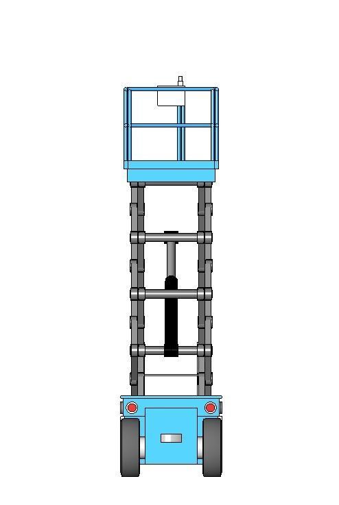 MS-08-PARAMETRIC SCISSOR LIFT PLATFORM 3D MODEL REVIT FAMILY 3D model_15