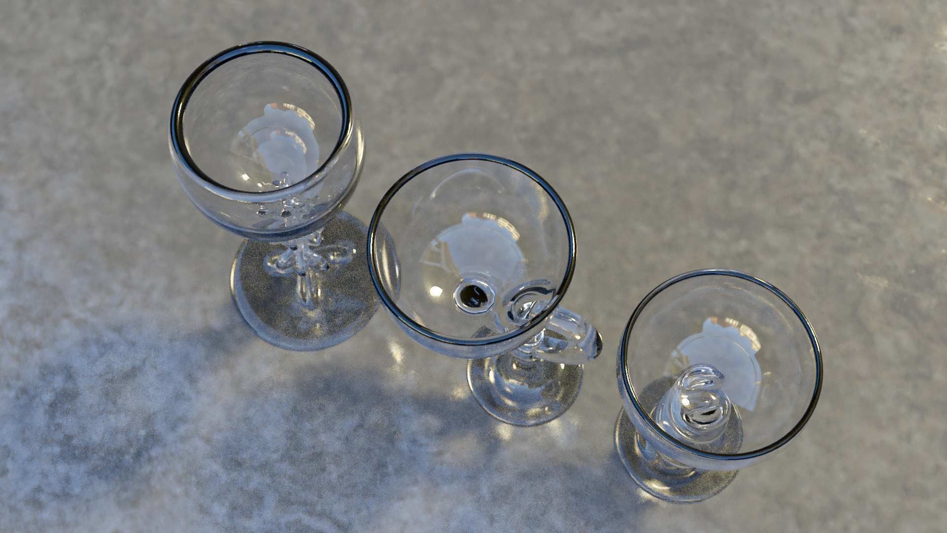 designed glass 3D model_4