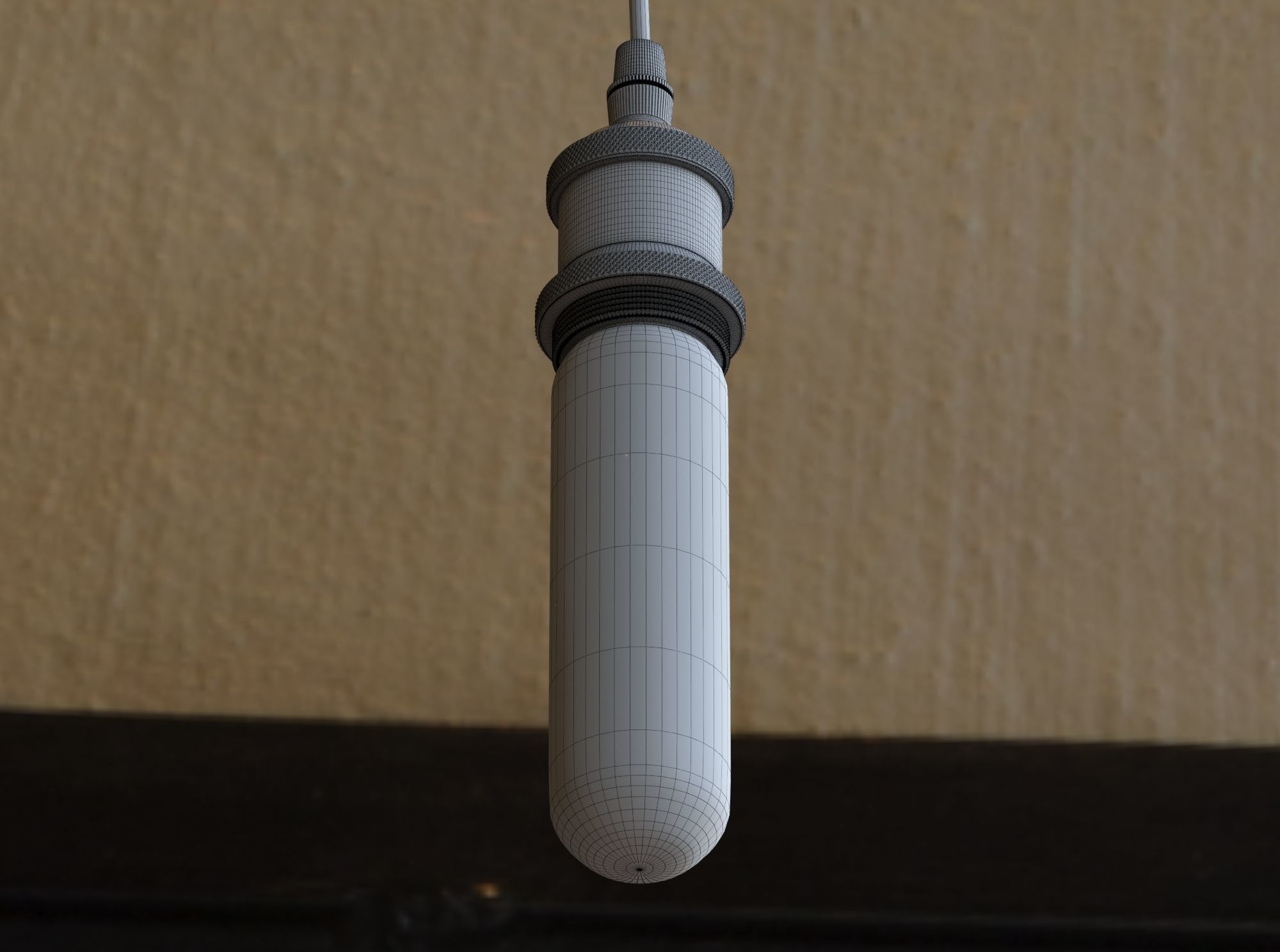 Pendant Light Bulb 04 3D model_11