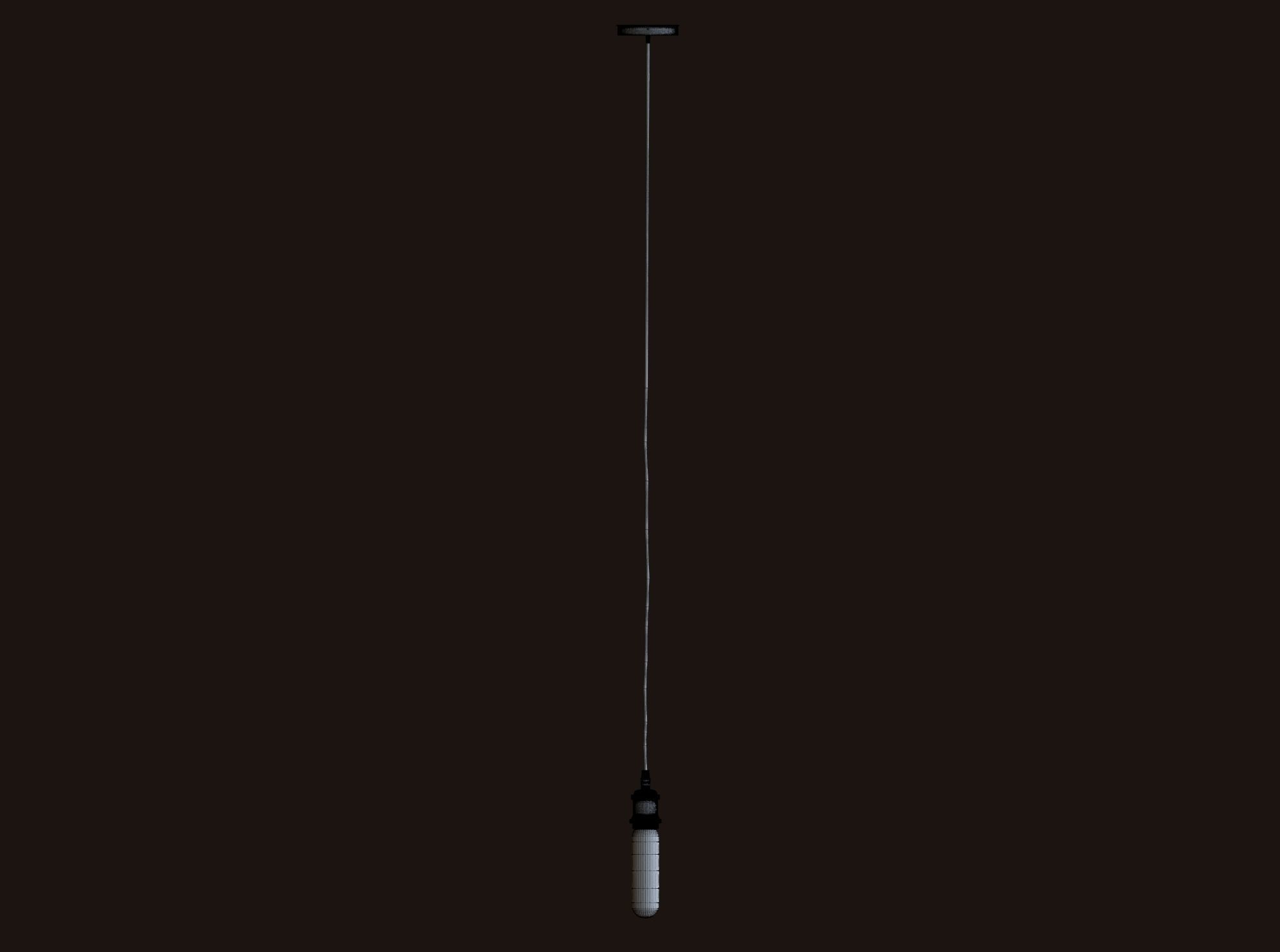 Pendant Light Bulb 04 3D model_7