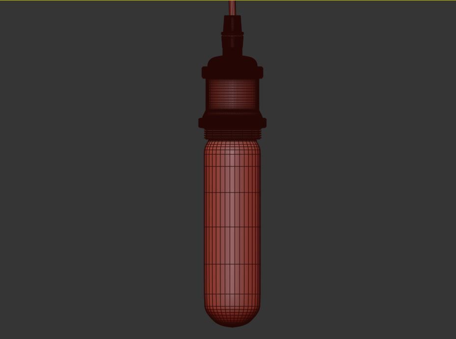 Pendant Light Bulb 04 3D model_10