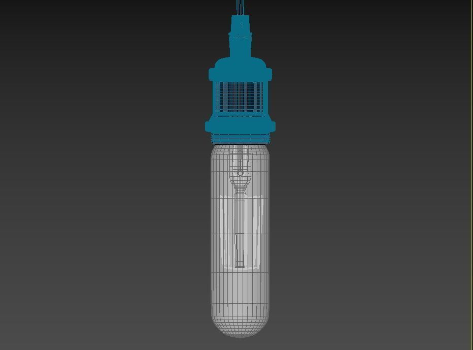 Pendant Light Bulb 04 3D model_9
