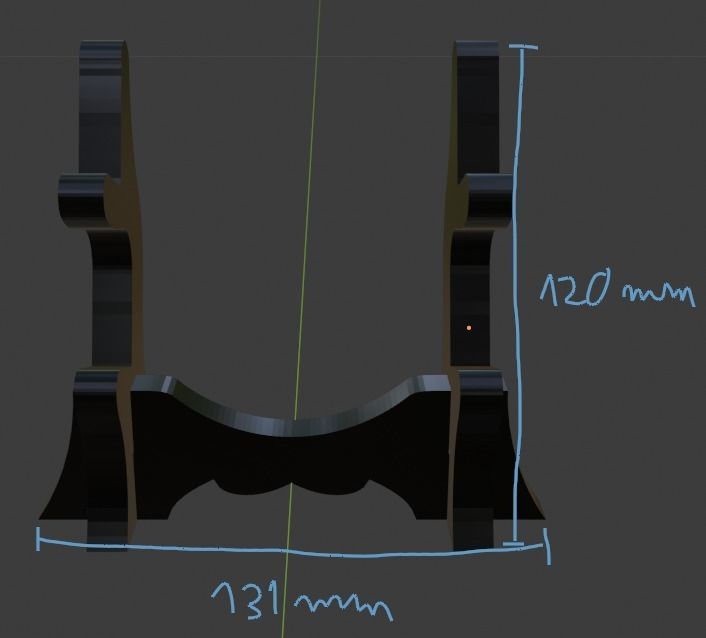 Bali-holder Balisong Knife Stand  Free 3D print model_5