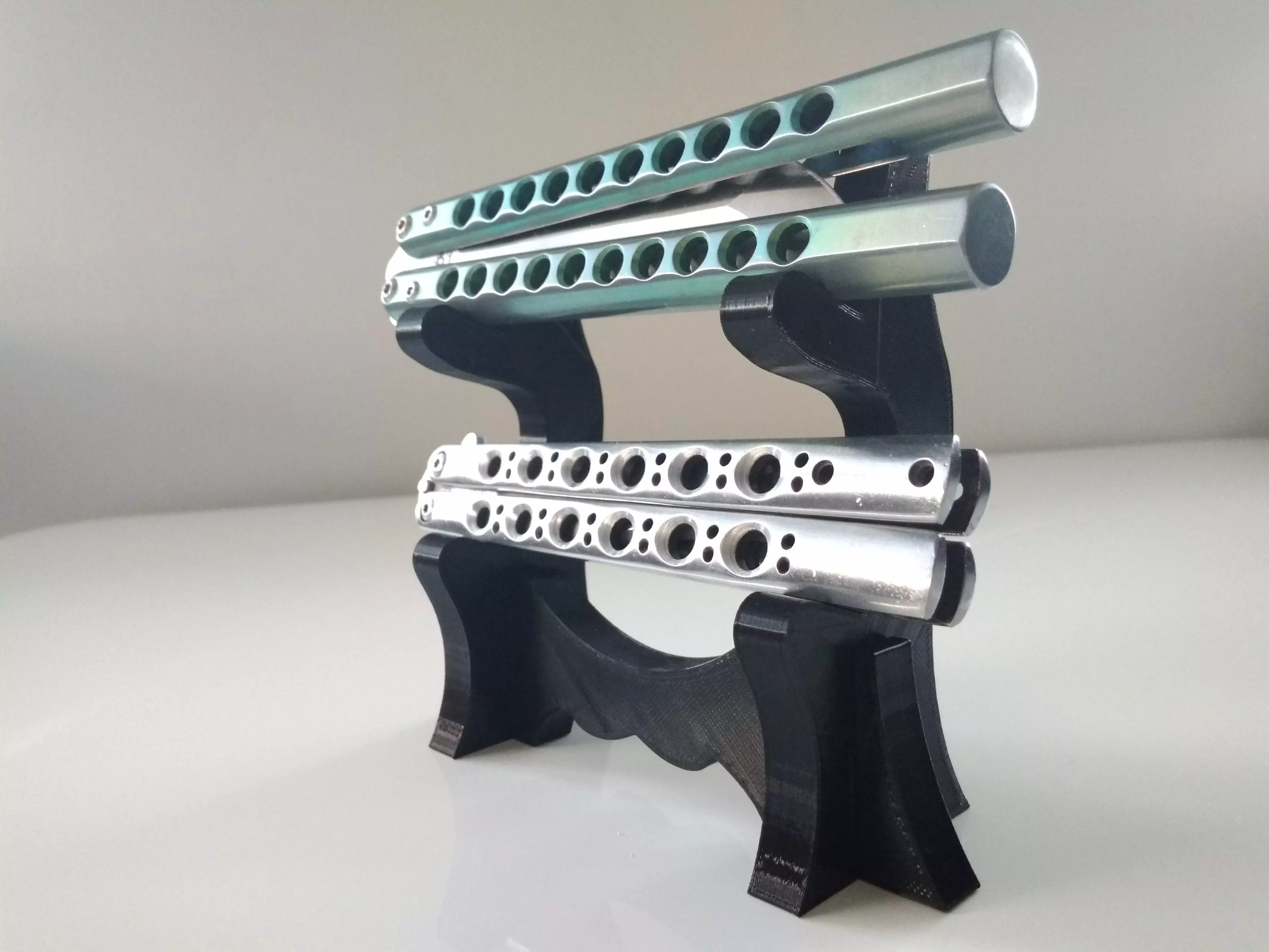 Bali-holder Balisong Knife Stand  Free 3D print model_0