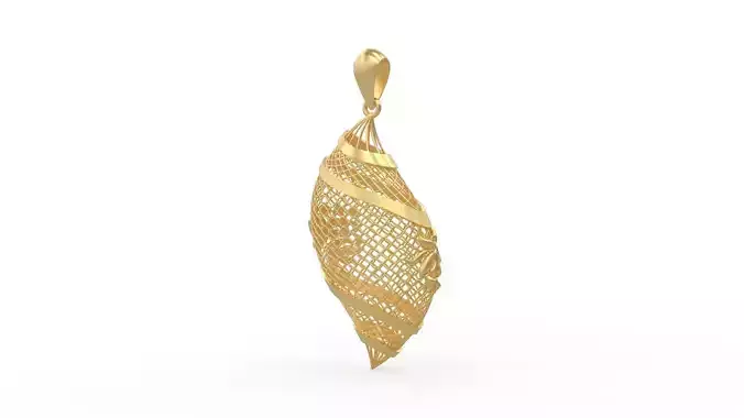 Ultra Vision Wicker Oyster Women Pendant