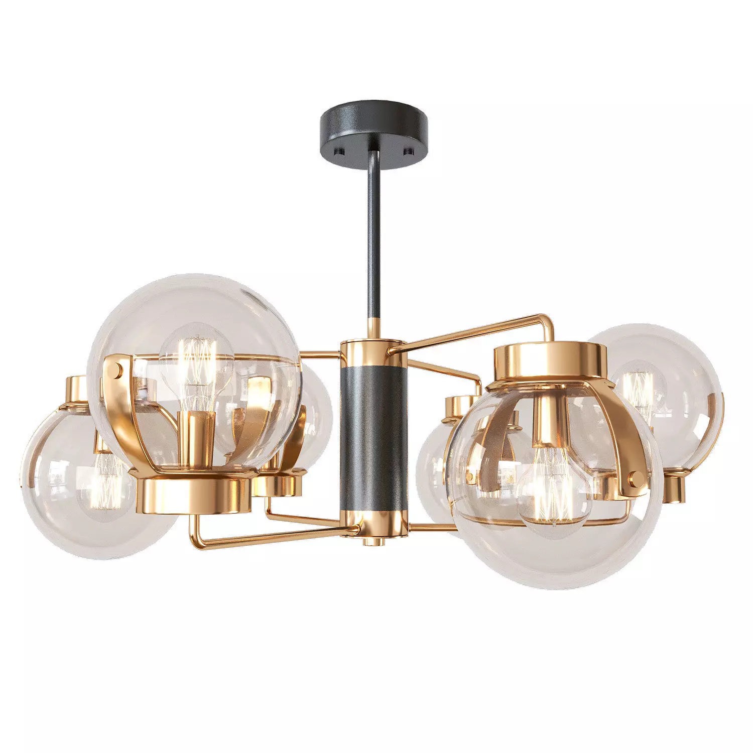 Eurosvet Creek chandelier 3D model