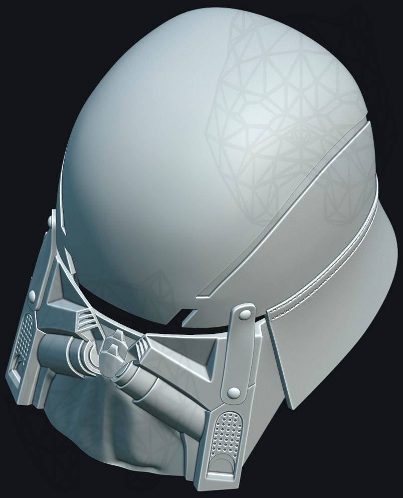 Ushar Helmet 3D print model_4