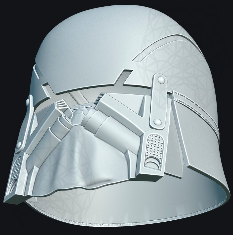 Ushar Helmet 3D print model_5