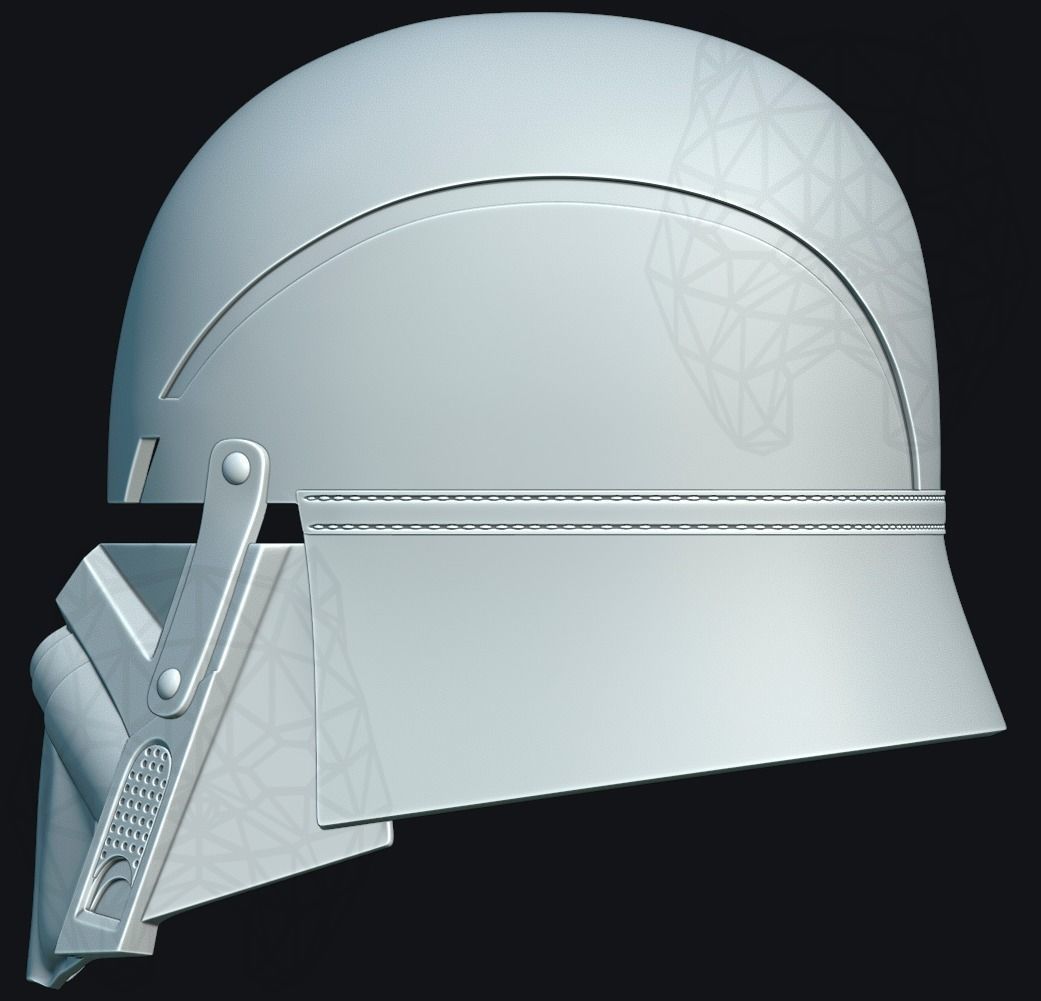 Ushar Helmet 3D print model_2