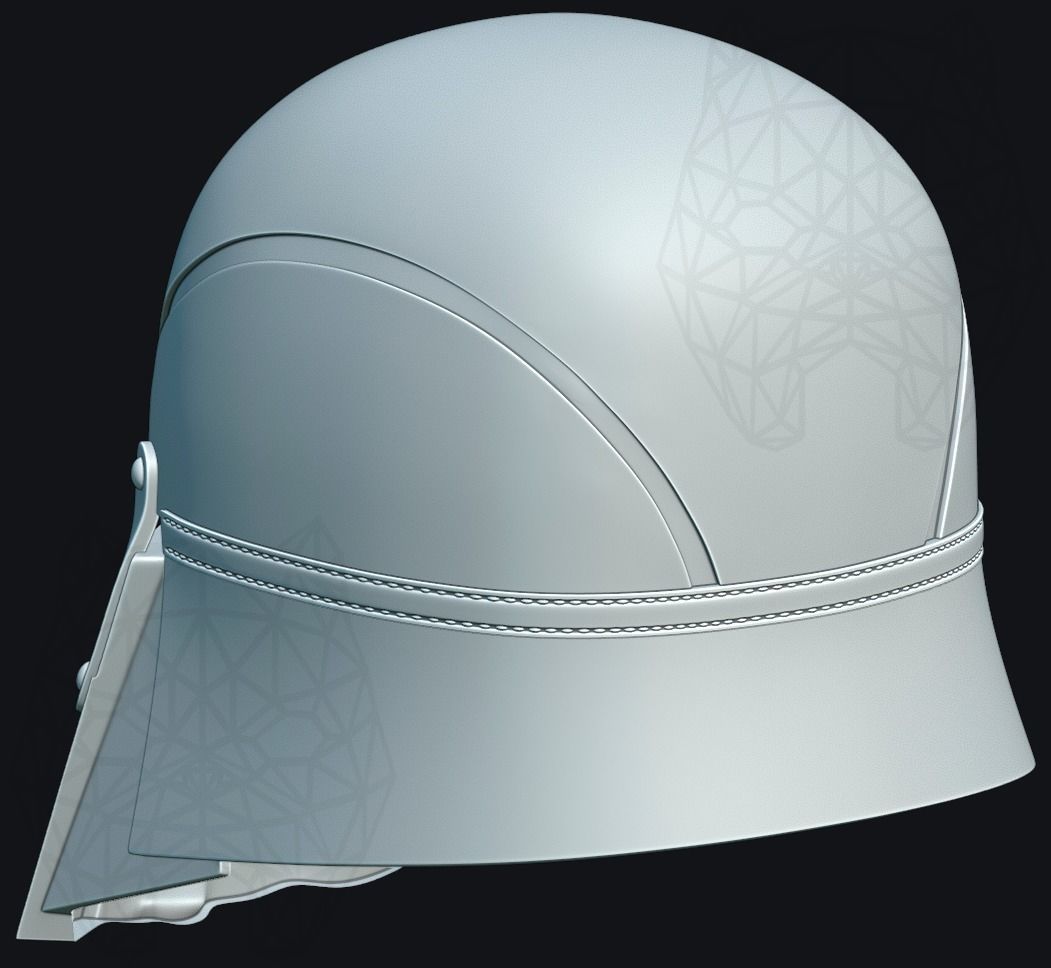 Ushar Helmet 3D print model_3