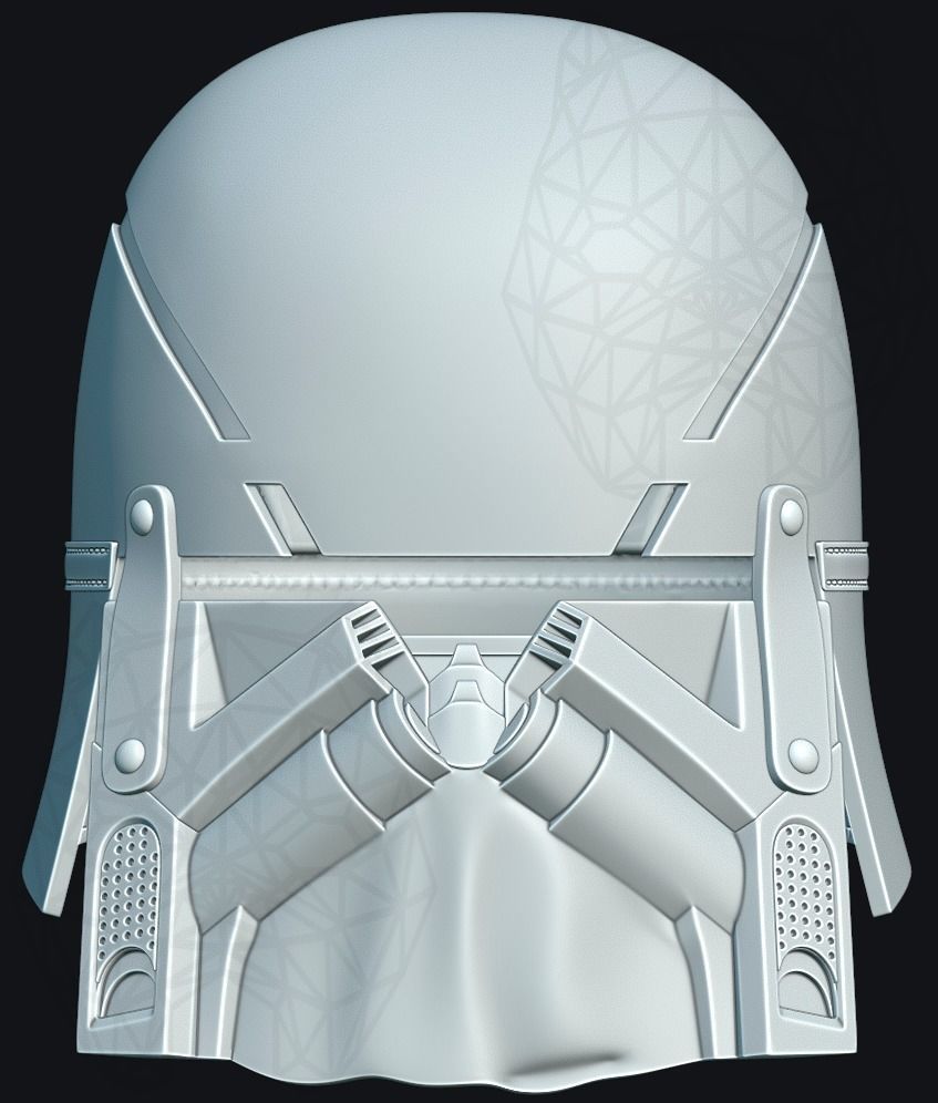 Ushar Helmet 3D print model_1