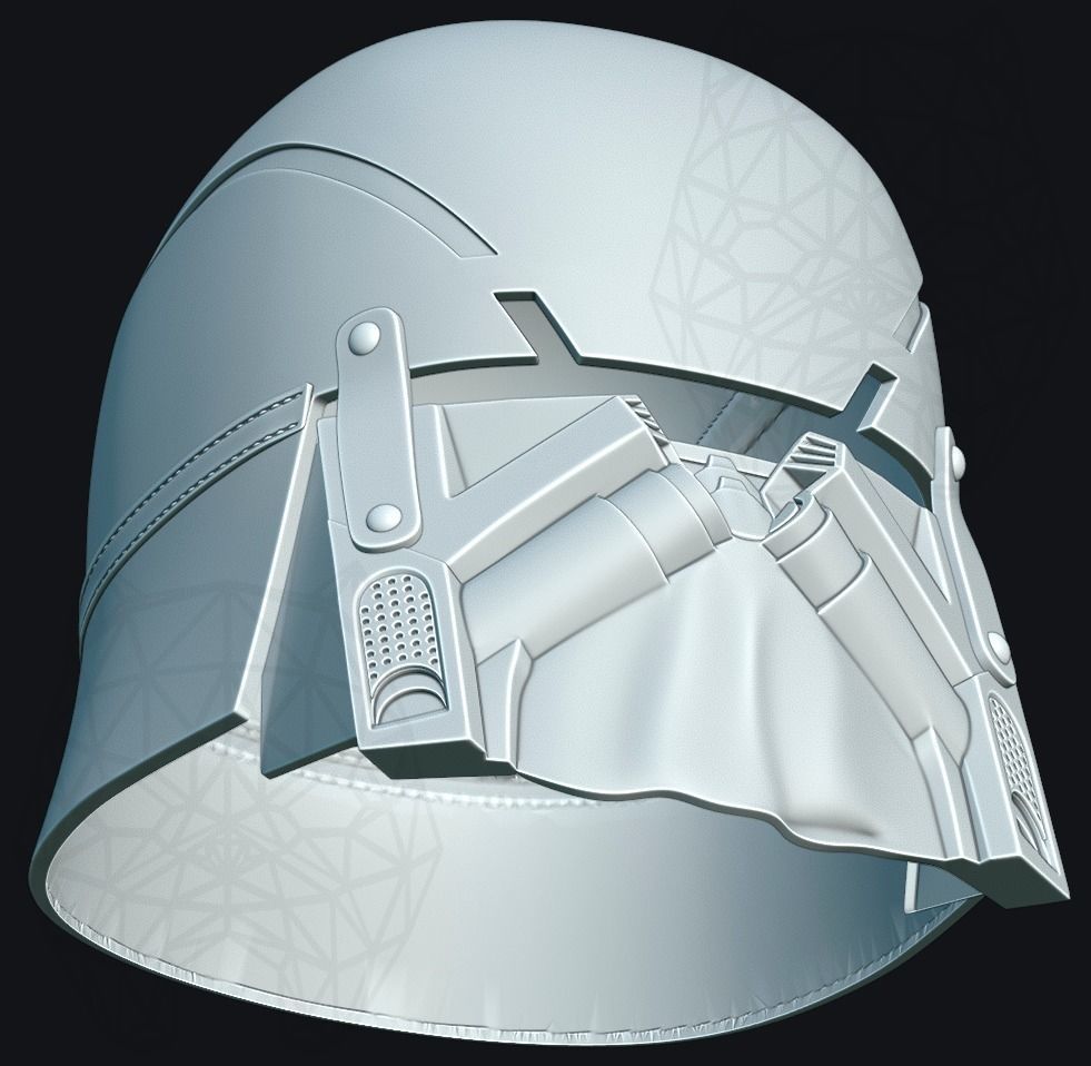 Ushar Helmet 3D print model_6