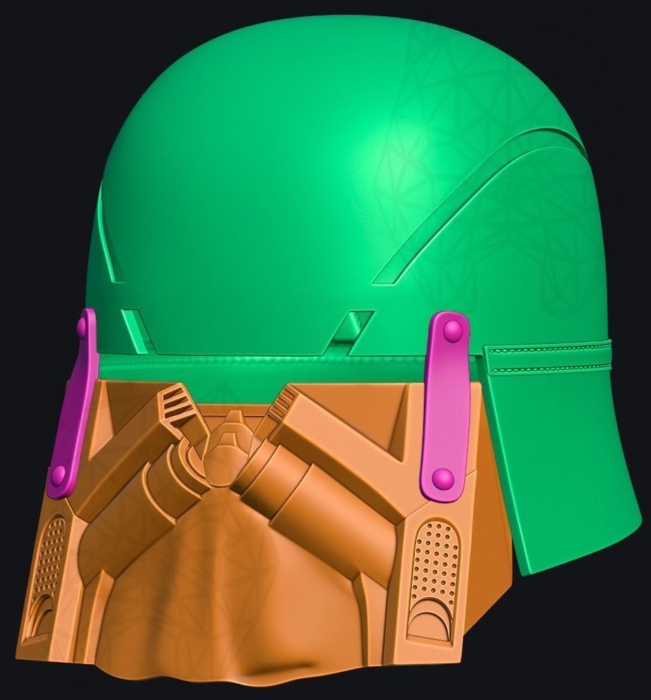 Ushar Helmet 3D print model_10